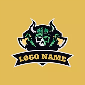 Viking Logo Colorful Banner Viking logo design