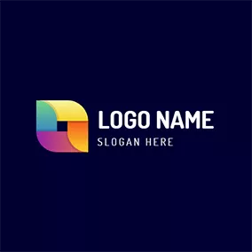 Abstract Logo Colorful Decoration and Round logo design