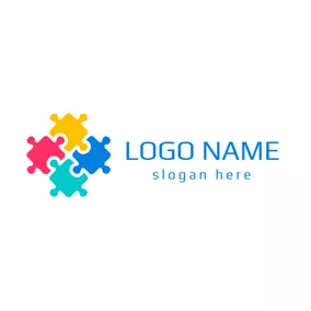 Gaming - Colorful Jigsaw Puzzle logo design