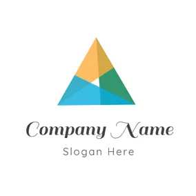 Abstract Logo Colorful Overlay and Triangle logo design