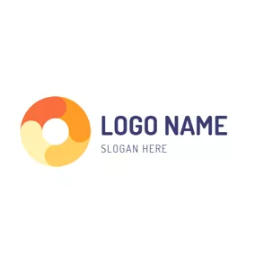 圆形Logo Colorful Round Sweet logo design