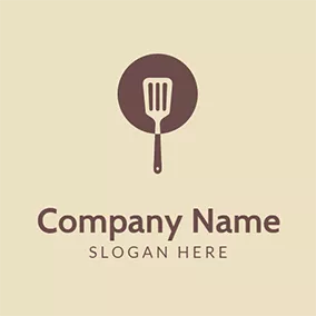 Pan Logo Combination Spatula and Pan logo design