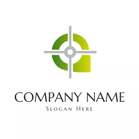 GPS Logo Compass and Gps Location Icon logo design