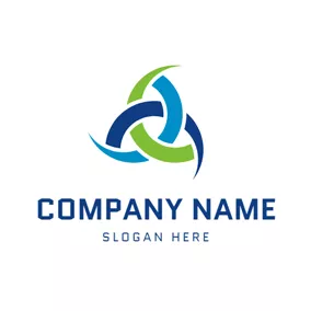 Loop Logo Cross Crescent and Fusion logo design