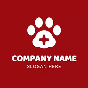 Dog Logo Cross Dog Health Rescue logo design
