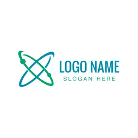 Planet Logo Cross Planet and Galaxy logo design
