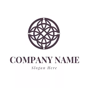 Dreamcatcher Logo Crossed Circle and Dreamcatcher logo design