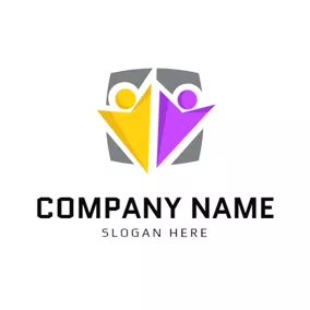 Student Logo Decoration and Abstract Student logo design