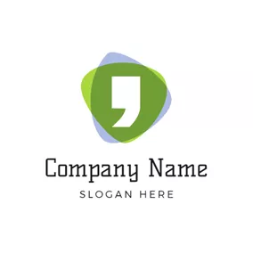 Bubble Logo Decoration Bubble and Comma logo design