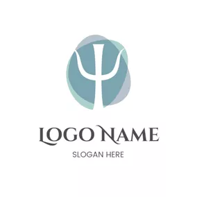 Psi Logo Decoration Pattern and Psi logo design