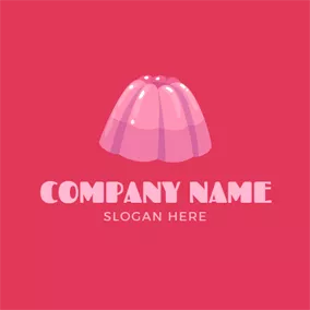Jelly Logo Delicious Pink Jelly logo design