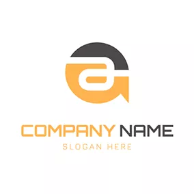 Shadow Logo Dialogue Box Shadow Letter A A logo design