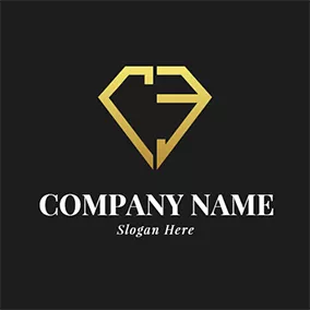 Mc Logo Diamond Figure and Abstract C M logo design