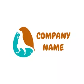 Raptor Logo Dinosaur Egg and Raptor Mascot logo design