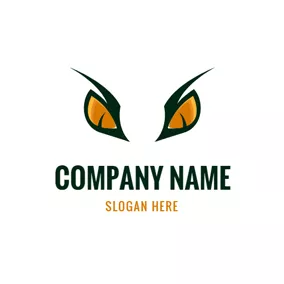 Raptor Logo Dinosaur Eye and Raptor logo design