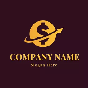 Dollar Logo Dollar Sign and Coin logo design