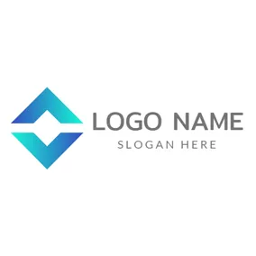 Brand Logo Double Blue Letter V logo design