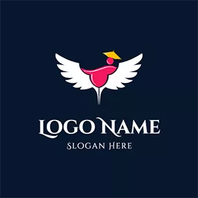 Pub Logo Drink and Wing logo design