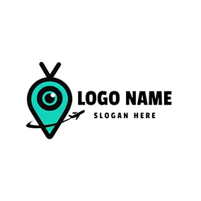 Flugzeuglogo Drop Type and Youtube Channel logo design