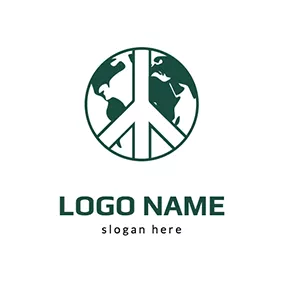 Earth Logo Earth Olive Branch logo design