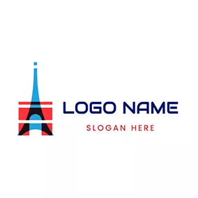 Tower Logo Eiffel Tower Paris logo design