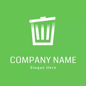Trash Logo Empty Trash Can logo design