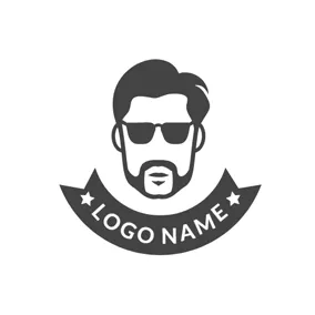 Encircled Fashion Hipster Icon logo design