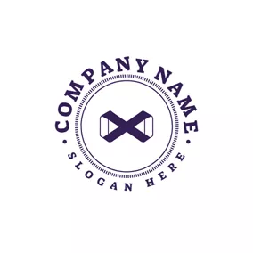 Unendlich Logo Especial Purple Infinity logo design