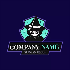 Halloween Logo Evil Spirit logo design