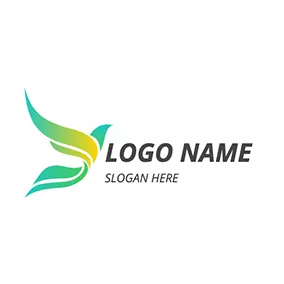 Freedom Logo Falcon Bird logo design