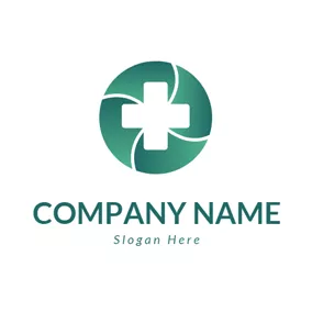 Plus Logo Fan Blade and Plus logo design