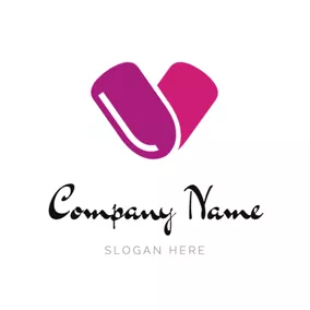 Nails Logo Fashion and Beauty Fingernail logo design