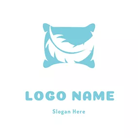 Feather Logo Feather Pillow logo design