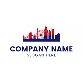 Rad Logo Ferris Wheel and Big Ben logo design