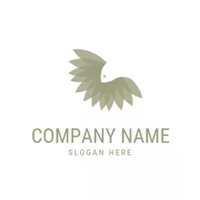 魚のロゴ Fish Tail and Head logo design