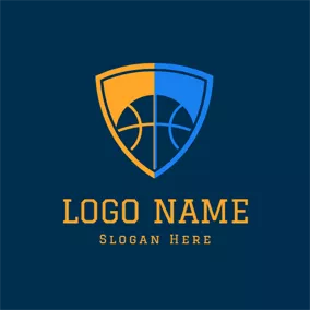 Basketball Logo Flat Badge and Basketball logo design