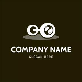 Weightlifting Logo Flat White Weightlifting Equipment logo design