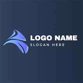 3D Logo Fly 3D Simple Modern Futuristic logo design