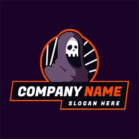 Assassin Logo Ghost Villain logo design