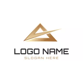 Apex標誌logo Golden Triangle and Delta Sign logo design