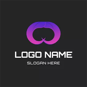3D Logo Gradient 3D Tech Futuristic logo design