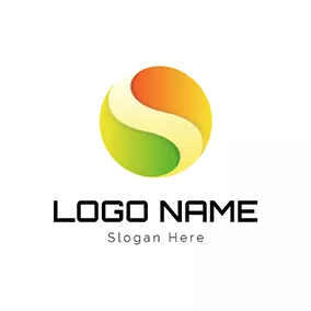 Abstract Logo Gradient Circle and Round logo design