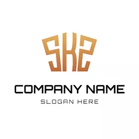 K Logo Gradient Crown Letter S K logo design