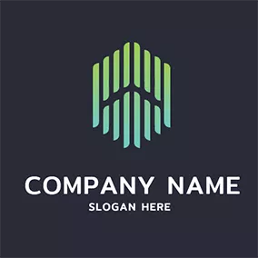 Aurora Logo Gradient Line and Abstract Aurora logo design