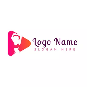 Zumba Logo Gradient Triangle and Zumba logo design