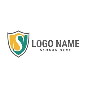 Logótipo Segurança Gray Badge and White Letter logo design