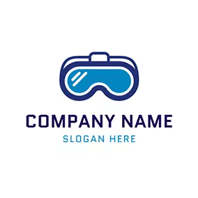 Diving Logo Green and Blue Scuba Diving logo design