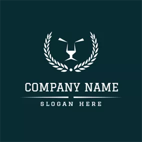 Abstract Logo Green and White Abstract Lion logo design