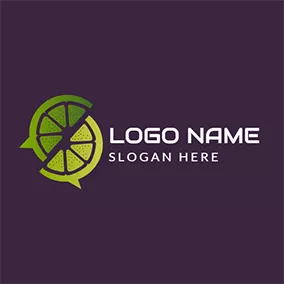 Dot Logo Green and Yellow Orange logo design