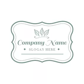 Wellness Logo Green Badge and Leaf Icon logo design